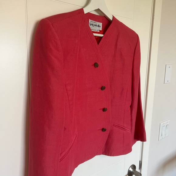 Vintage Margaret Godfrey Bagatelle Pink Blazer (size 6) - Picture 2 of 5